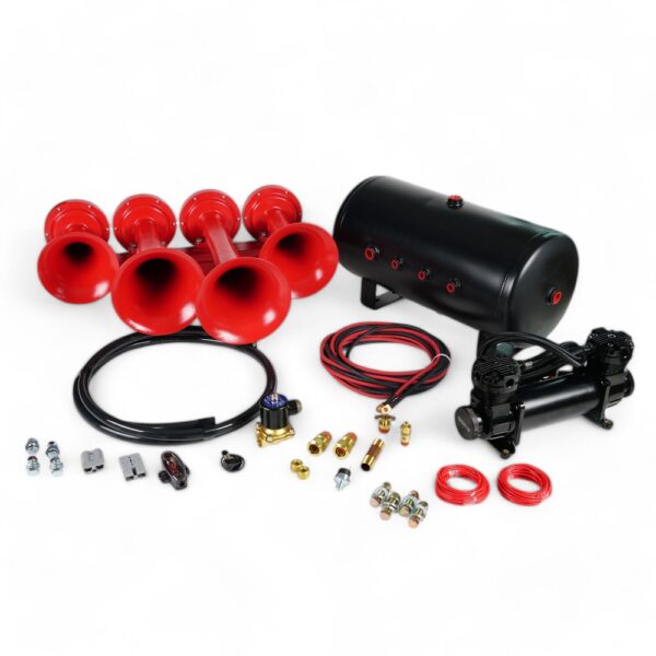 Red RC 4L Complete Train Horn Kit