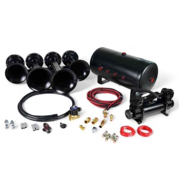 Black RC 4L Complete Train Horn Kit