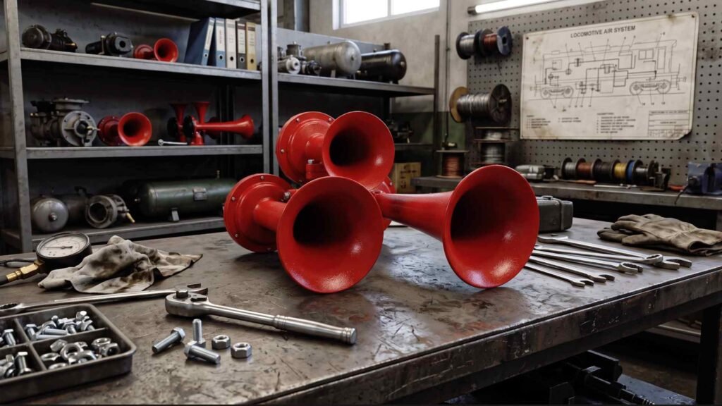 usa train horns workshop